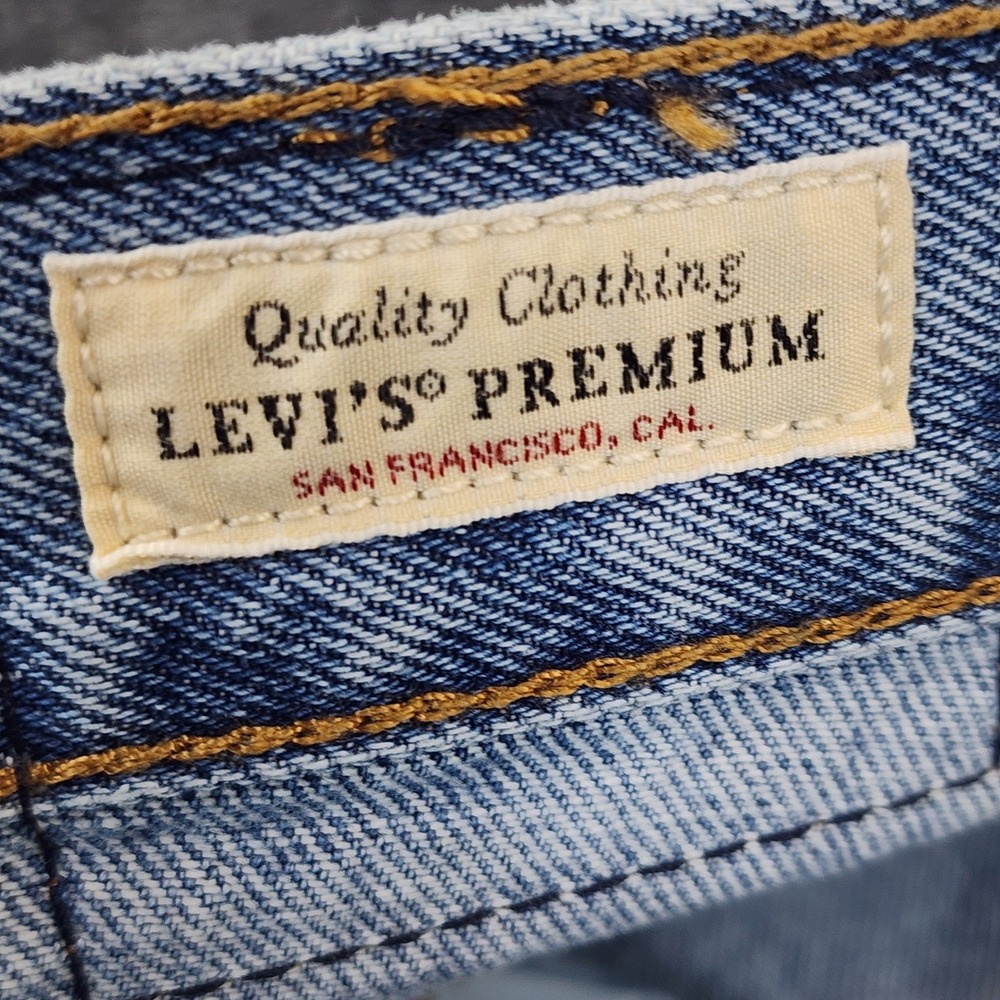 Levi's Big E XL Straight Women Y2K Baggy Skater Wide Leg Jeans W32 L31 NWT - Picture 2 of 15